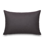 Lote de 2 Cojines Auxiliares 60x35 Gris Carbón - Decoración de Jardín & Con Funda Extraíble