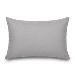 Lote de 2 Cojines Auxiliares 60x35 Gris Guijarro - Decoración de Jardín & Con Funda Extraíble