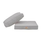 Coussins pour salon de jardin déhoussable 50x60cm Gris galet - Deco-arts.fr