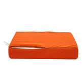 Coussins pour salon de jardin déhoussable 60x70cm Orange - Deco-arts.fr