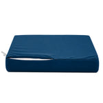 Conjunto de Cojines para Salón de Jardín 60x70 Azul Petróleo - Con Funda Extraíble & Anti-UV (Asiento + Respaldo)