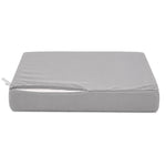 Conjunto de Cojines para Salón de Jardín 60x70 Gris Guijarro - Con Funda Extraíble & Anti-UV (Asiento + Respaldo)