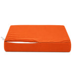 Conjunto de Cojines para Salón de Jardín 60x70 Naranja - Con Funda Extraíble & Anti-UV (Asiento + Respaldo)