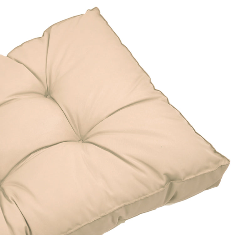 Coussins pour salon de jardin capitonné 50x50cm Beige - Deco-arts.fr