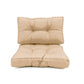 Coussins pour salon de jardin capitonné 50x50cm Beige - Deco-arts.fr