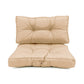 Coussins pour salon de jardin capitonné 60x60cm Beige - Deco-arts.fr