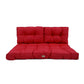 Coussins pour salon de jardin capitonné 120x60cm rouge - Deco-arts.fr