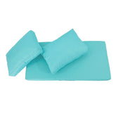 Coussins pour salon de jardin déhoussable 100x50cm Bleu caraïbes - Deco-arts.fr