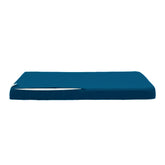 Coussins pour salon de jardin déhoussable 100x50cm Bleu pétrole - Deco-arts.fr