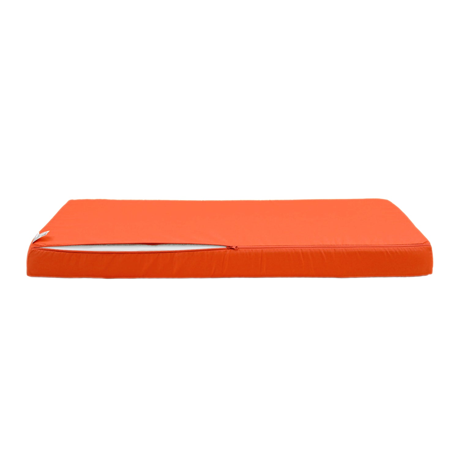 Coussins pour salon de jardin déhoussable 100x50cm Orange - Deco-arts.fr