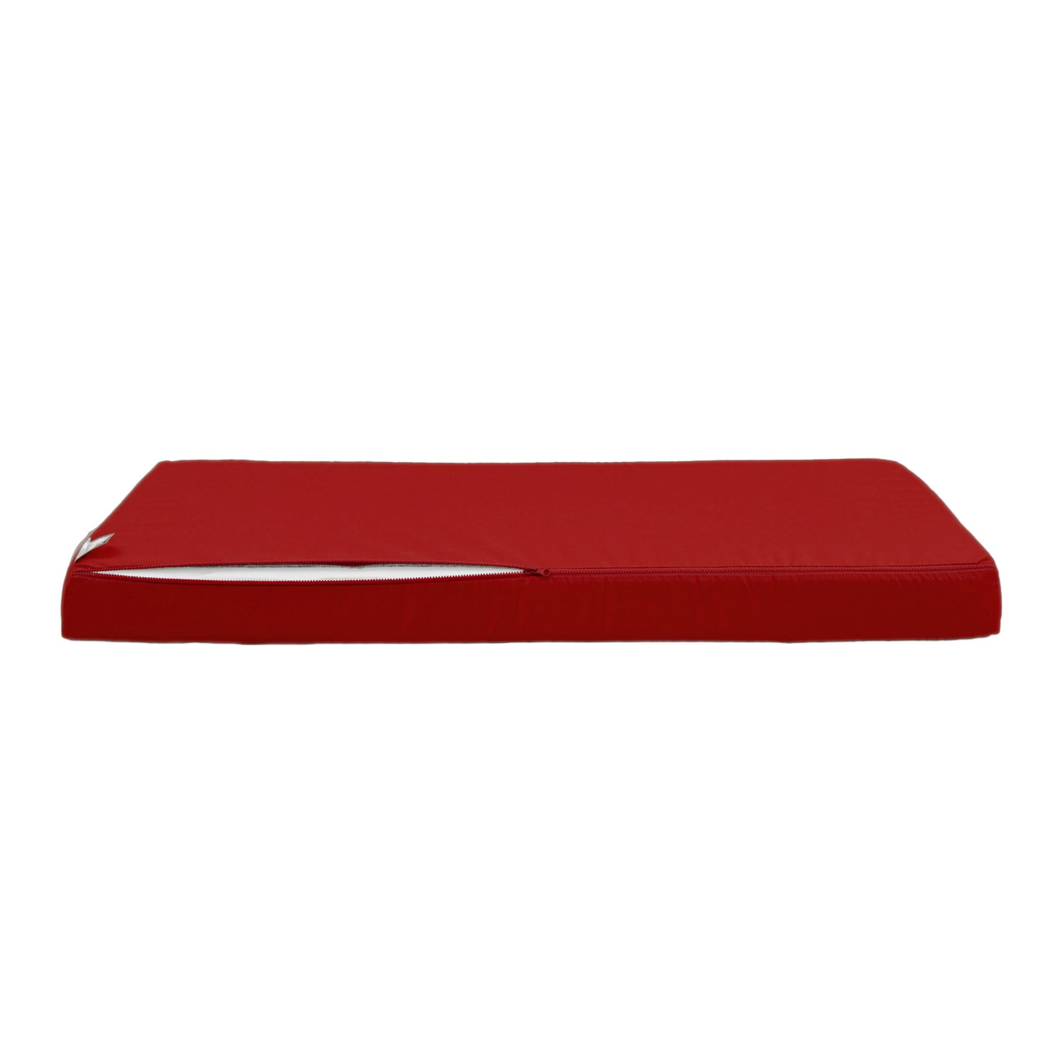 Coussins pour salon de jardin déhoussable 120x60cm Rouge - Deco-arts.fr
