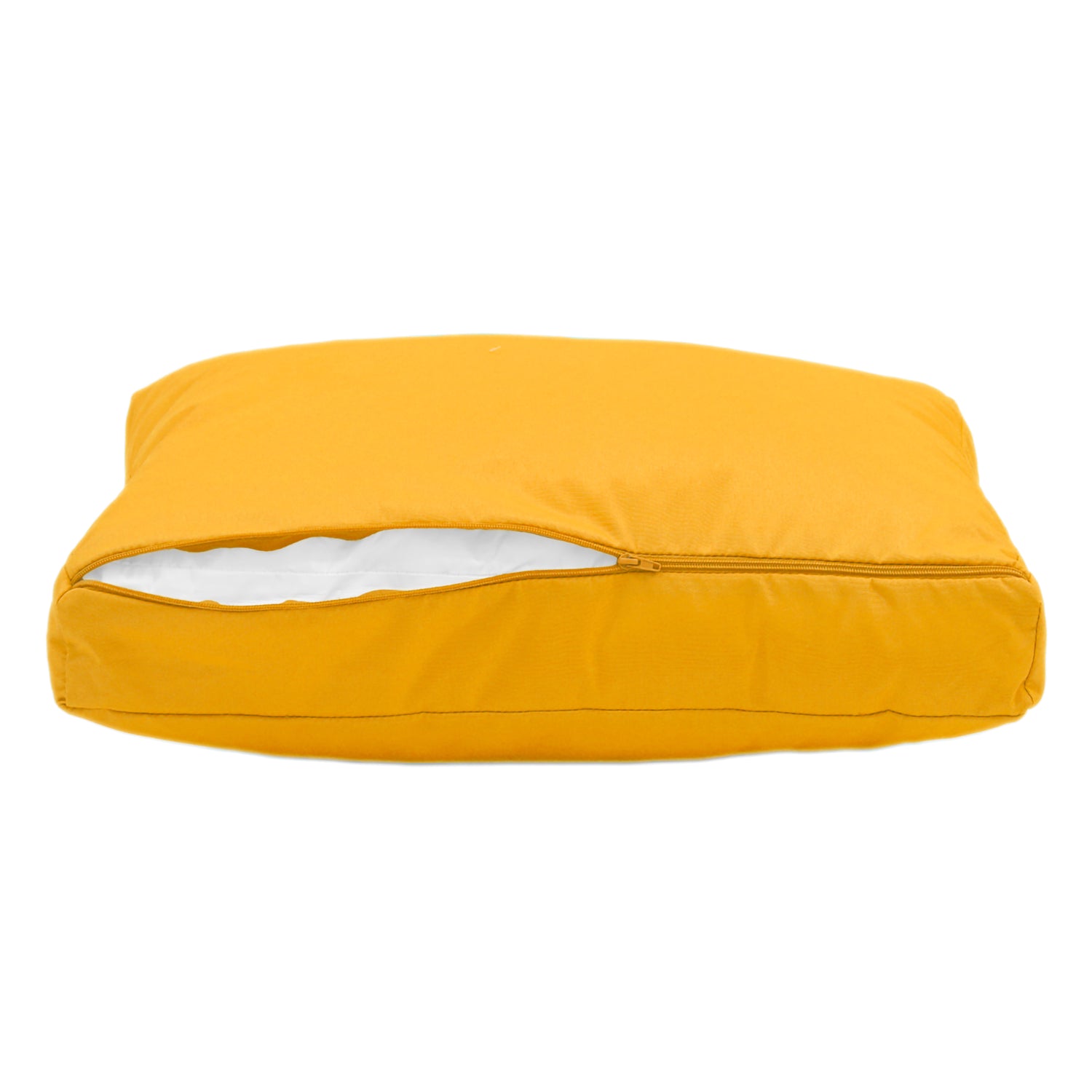 Coussins pour salon de jardin déhoussable 120x60cm Jaune - Deco-arts.fr