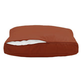 Coussins pour salon de jardin déhoussable 120x60cm Terracotta - Deco-arts.fr