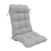 Coussin pour chaise avec dossier - Capitonné -  50x120x8cm - Gris galet - Deco-arts.fr