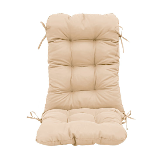 Coussin pour chaise avec dossier - Capitonné -  50x120x8cm - Beige - Deco-arts.fr