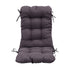 Coussin pour chaise avec dossier - Capitonné -  50x120x8cm - Gris carbone - Deco-arts.fr