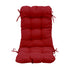 Coussin pour chaise avec dossier - Capitonné -  50x120x8cm - Rouge - Deco-arts.fr