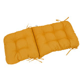 Coussin pour chaise avec dossier - Capitonné -  50x120x8cm - Jaune - Deco-arts.fr