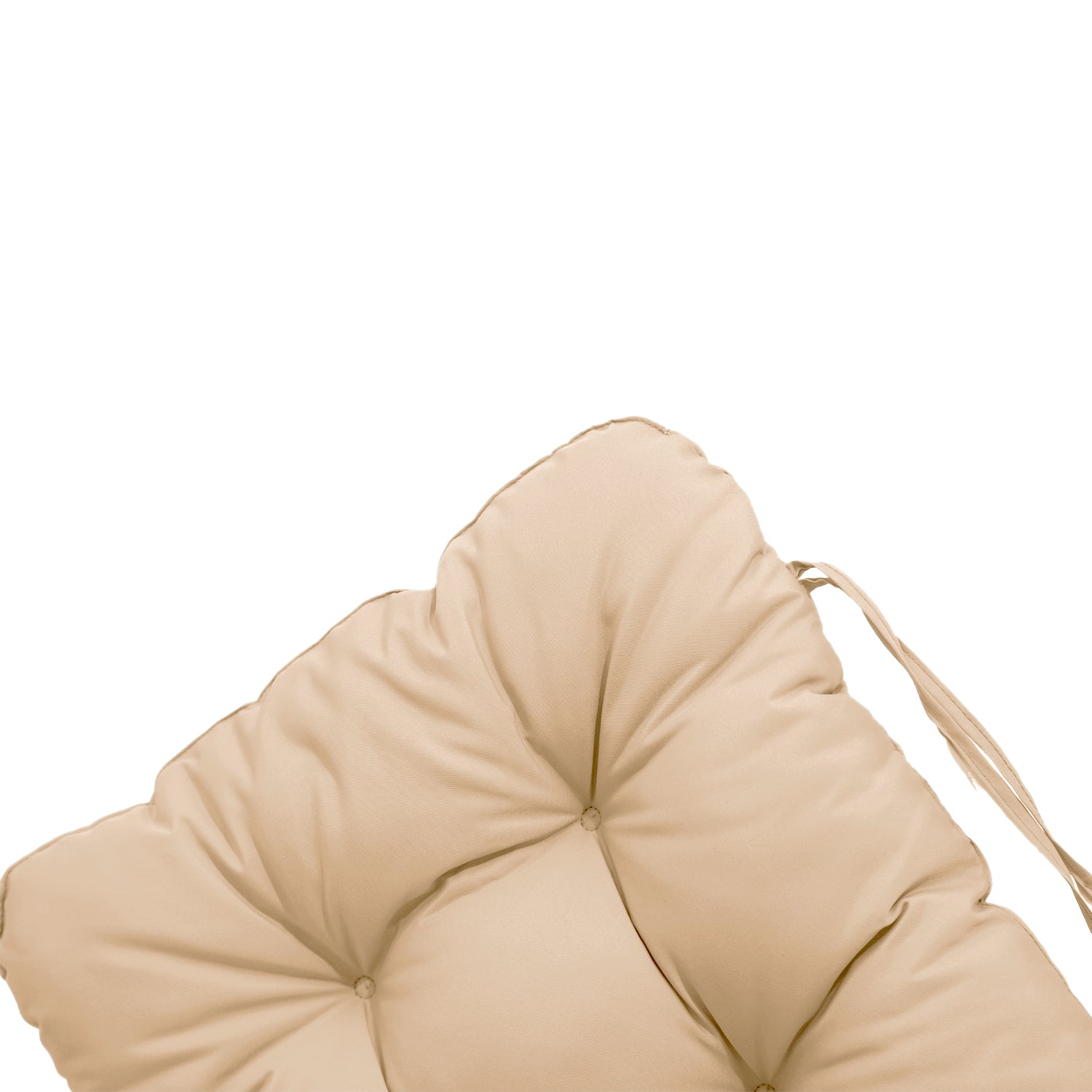 Coussin pour chaise avec dossier - Capitonné -  50x120x8cm - Beige - Deco-arts.fr