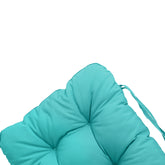 Coussin pour chaise avec dossier - Capitonné -  50x120x8cm -  Bleu caraïbes - Deco-arts.fr