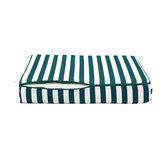 Coussins pour salon de jardin déhoussable 60x60cm - Rayure Vert - Deco-arts.fr