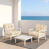 Coussins pour salon de jardin capitonné 50x50cm Beige - Deco-arts.fr