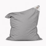 Housse de Pouf XL 120x80 Gris Galet - (Housse Seule à Garnir - Intérieur/Extérieur)