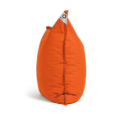 Funda de Puf XL 120x80 Naranja - (Funda para Rellenar - Interior/Exterior)