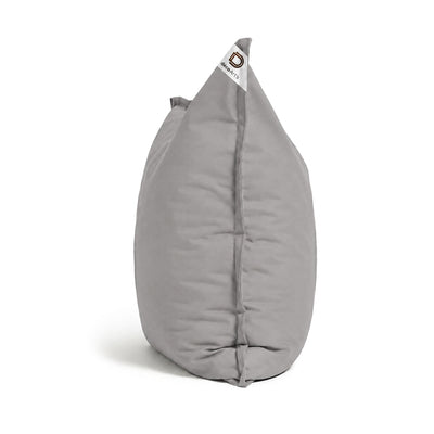 Housse de Pouf XL 120x80 Gris Galet - (Housse Seule à Garnir - Intérieur/Extérieur)