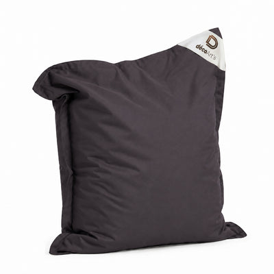 Funda de Puf XL 120x80 Gris Carbón - (Funda para Rellenar - Interior/Exterior)