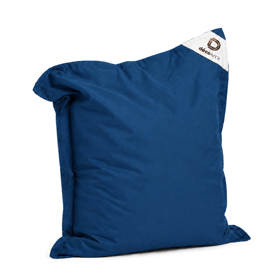 Funda de Puf XL 120x80 Azul Petróleo, tejido anti-UV e hidrófugo