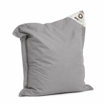 Housse de Pouf XL 120x80 Gris Galet - (Housse Seule à Garnir - Intérieur/Extérieur)