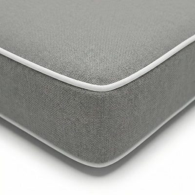 Détail tissu matelas gris clair