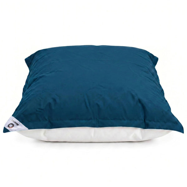 Funda de Puf Flotante XXL 180x140 Azul Petróleo - (Funda para Rellenar - Spécial Piscina)