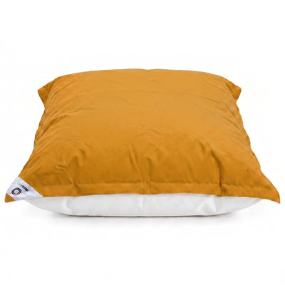 Pouf Géant Flottant 180x140 Jaune Miel - Piscine & XXL (Billes)