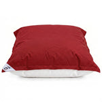 Housse de Pouf Flottant XXL 180x140 Rouge Piment - (Housse Seule à Garnir - Spécial Piscine)