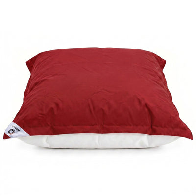 Housse de Pouf Flottant XXL 180x140 Rouge Piment - (Housse Seule à Garnir - Spécial Piscine)