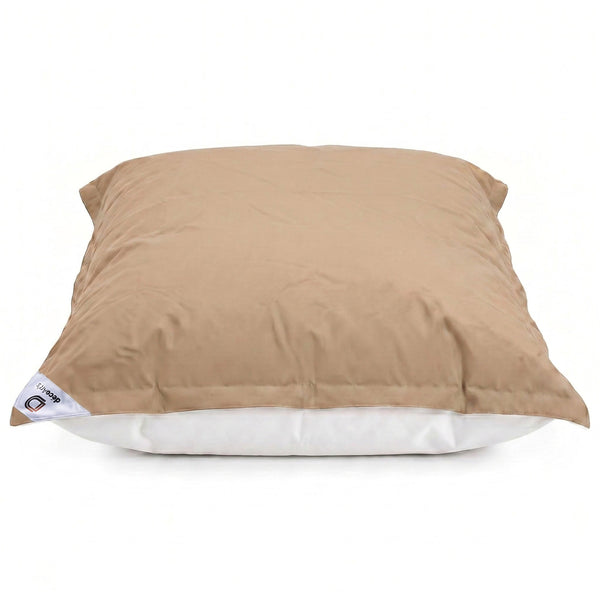 Housse de Pouf Flottant XXL 180x140 Beige - (Housse Seule à Garnir - Spécial Piscine)