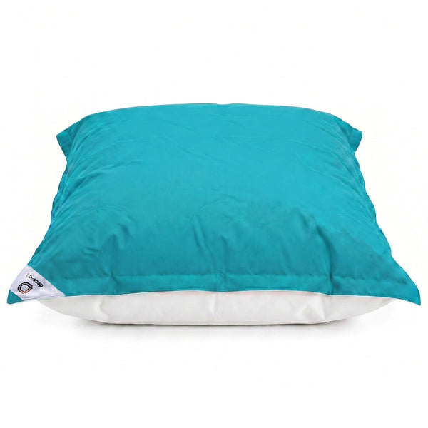 Pouf Géant Flottant 180x140 Bleu Caraïbes - Piscine & XXL (Billes)