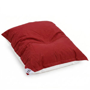 Housse de Pouf Flottant XXL 180x140 Rouge Piment - (Housse Seule à Garnir - Spécial Piscine)