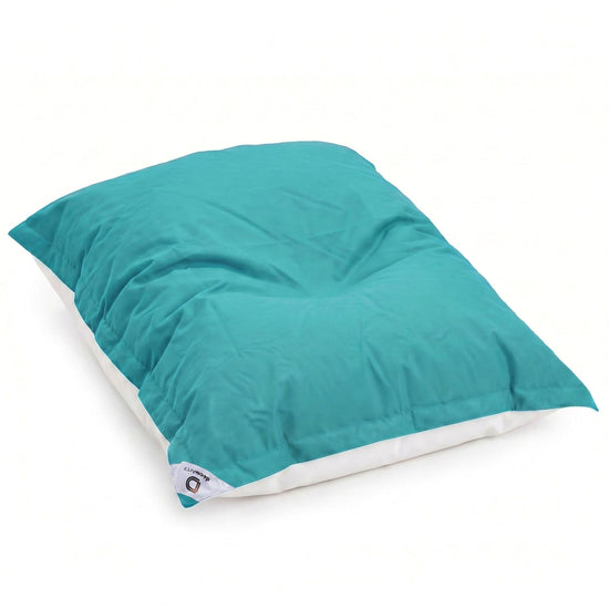 Pouf Géant Flottant 180x140 Bleu Caraïbes - Piscine & XXL (Billes)