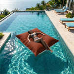 Puf Gigante Flotante 180x140 Terracota - Piscina & XXL (Perlas)
