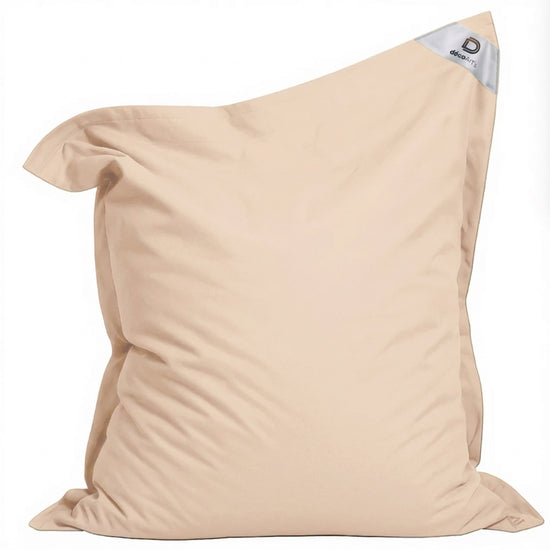 Funda para puff gigante XXL 140x180cm interior y exterior – Beige - Déco Arts