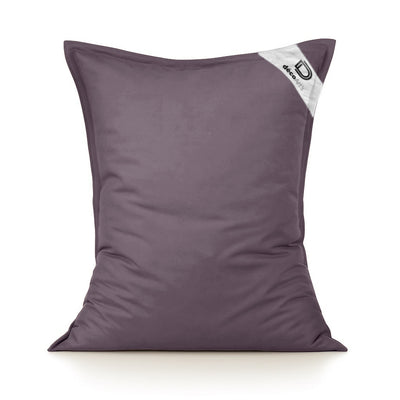 Housse pour Pouf Géant XL 120x80cm Intérieur et Extérieur - Gris carbone - Deco-arts.fr