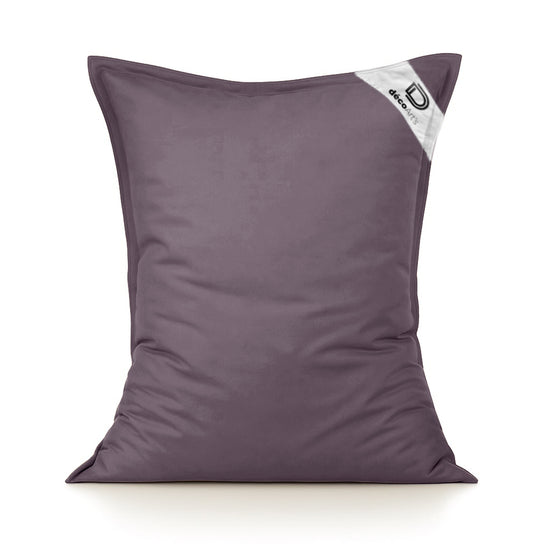Housse pour Pouf Géant XL 120x80cm Intérieur et Extérieur - Gris carbone - Deco-arts.fr