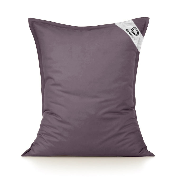 Housse pour Pouf Géant XL 120x80cm Intérieur et Extérieur - Gris carbone - Deco-arts.fr