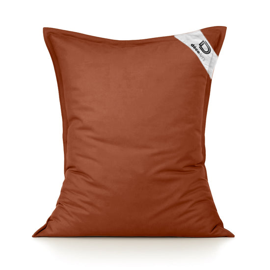 Housse pour Pouf Géant XL 120x80cm Intérieur et Extérieur - Terracotta - Deco-arts.fr