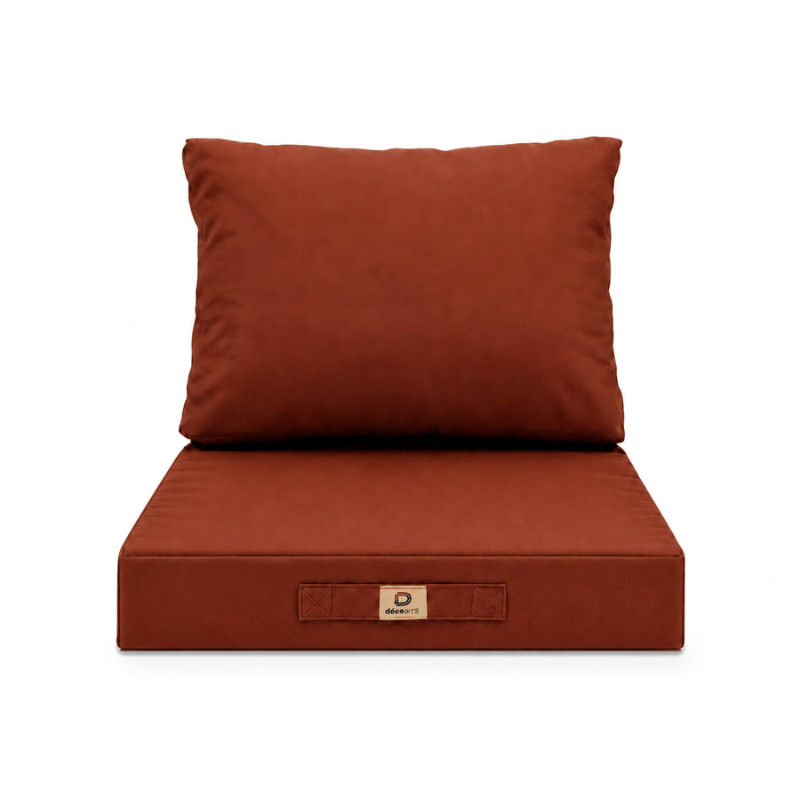 Conjunto de Cojines para Salón de Jardín 60x70 Terracota, para interior y exterior