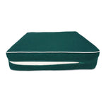 Conjunto de Cojines Premium 50x50 Verde Esmeralda - Grueso 12cm & Acabado con Ribete