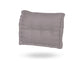Coussin dossier pour palette capitonné en Polyester Gris galet 60x40x15cm - Deco-arts.fr